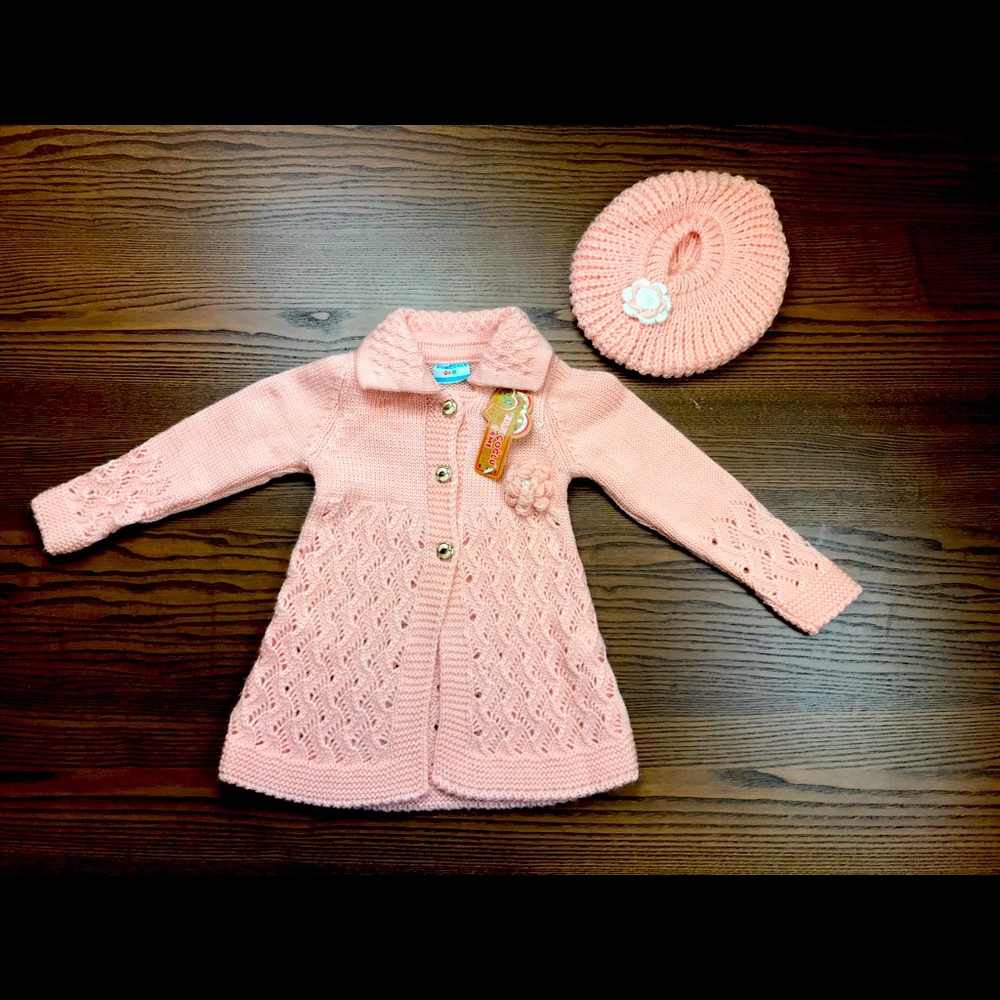2 piece Girls Sweater and Hat!